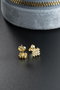 Heliophilia Silver Pendientes NRZ999764 Plata de Ley 925 Baño de Oro con Circon Color Oro Elegantes para Mujer